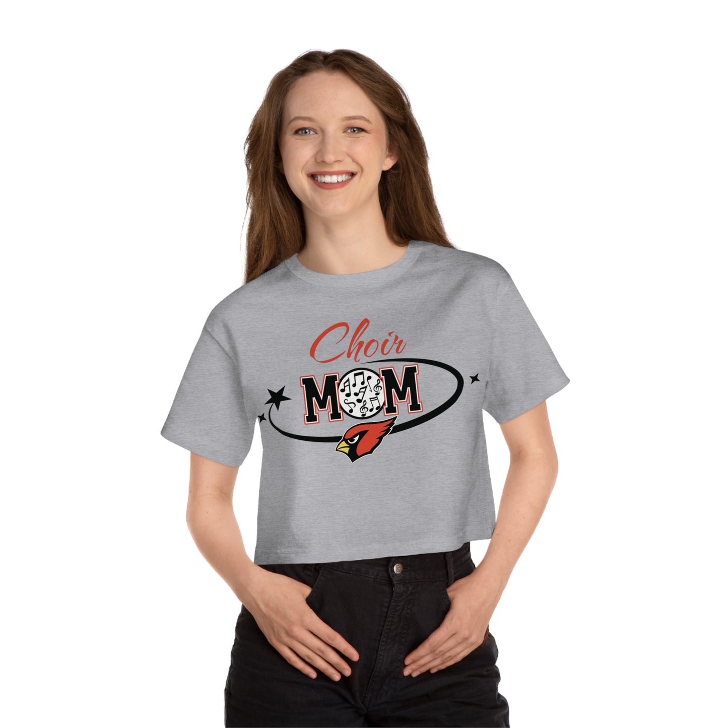 Choir Mom, Women's Cropped T-Shirt