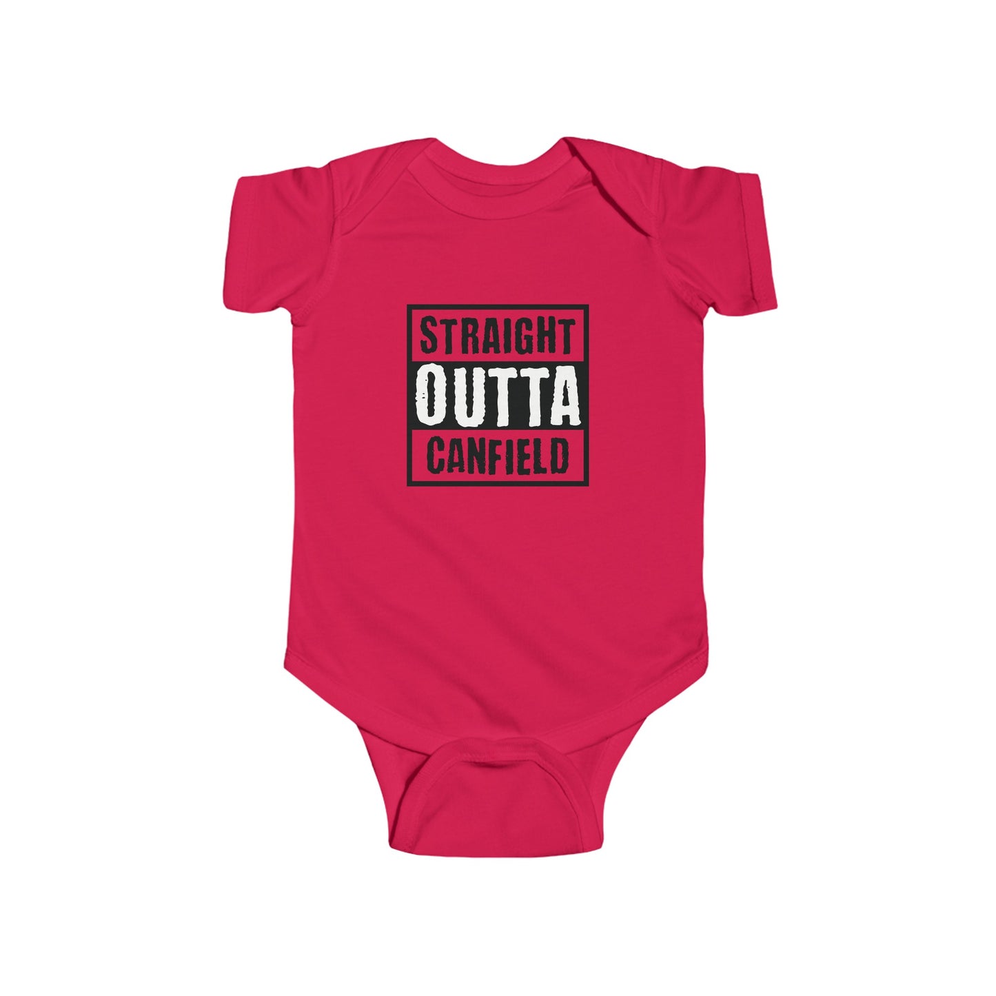 "Straight Outta Canfield" Infant Fine Jersey Bodysuit