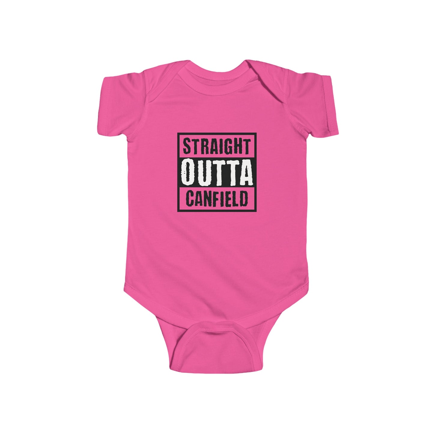 "Straight Outta Canfield" Infant Fine Jersey Bodysuit