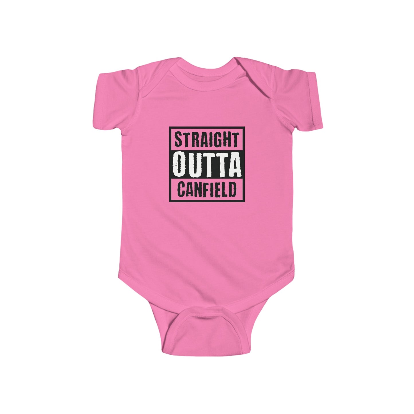 "Straight Outta Canfield" Infant Fine Jersey Bodysuit