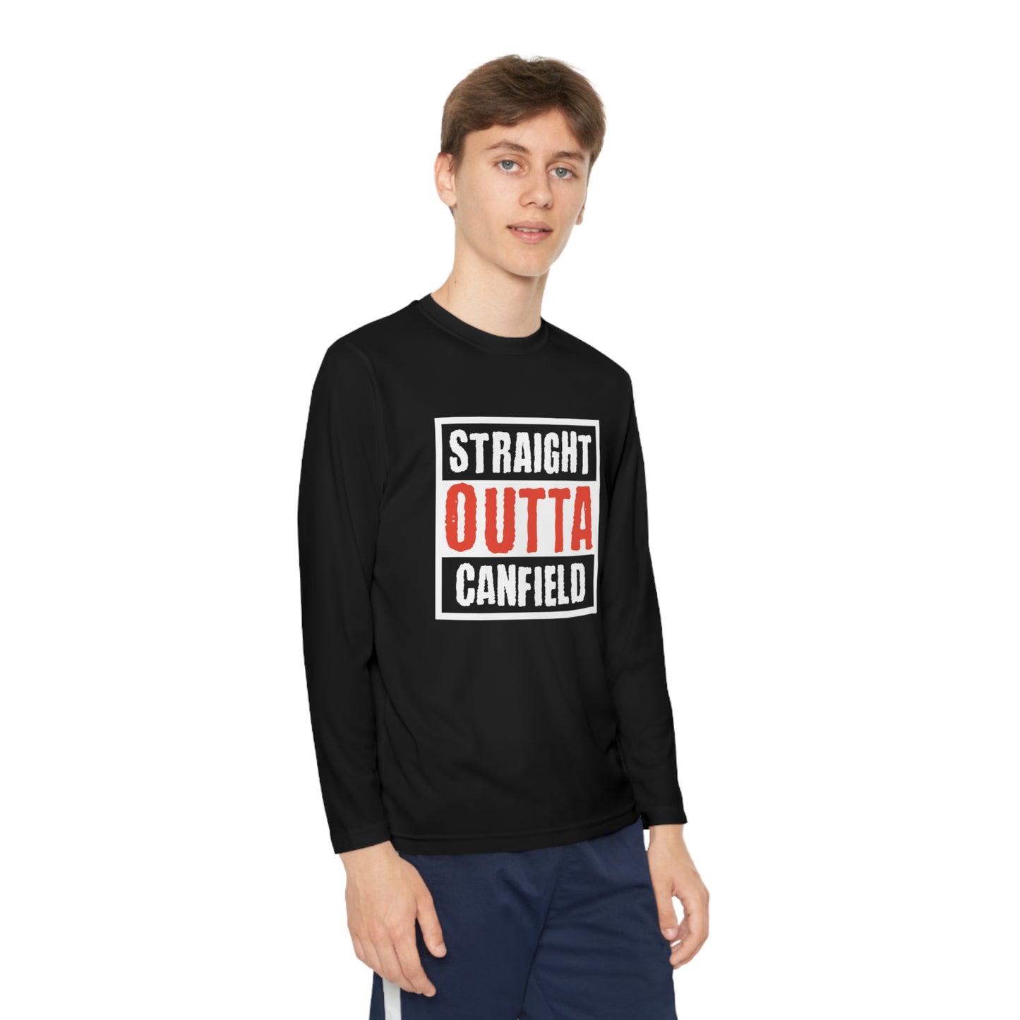 "Straight Outta Canfield" Youth Long Sleeve Competitor Tee