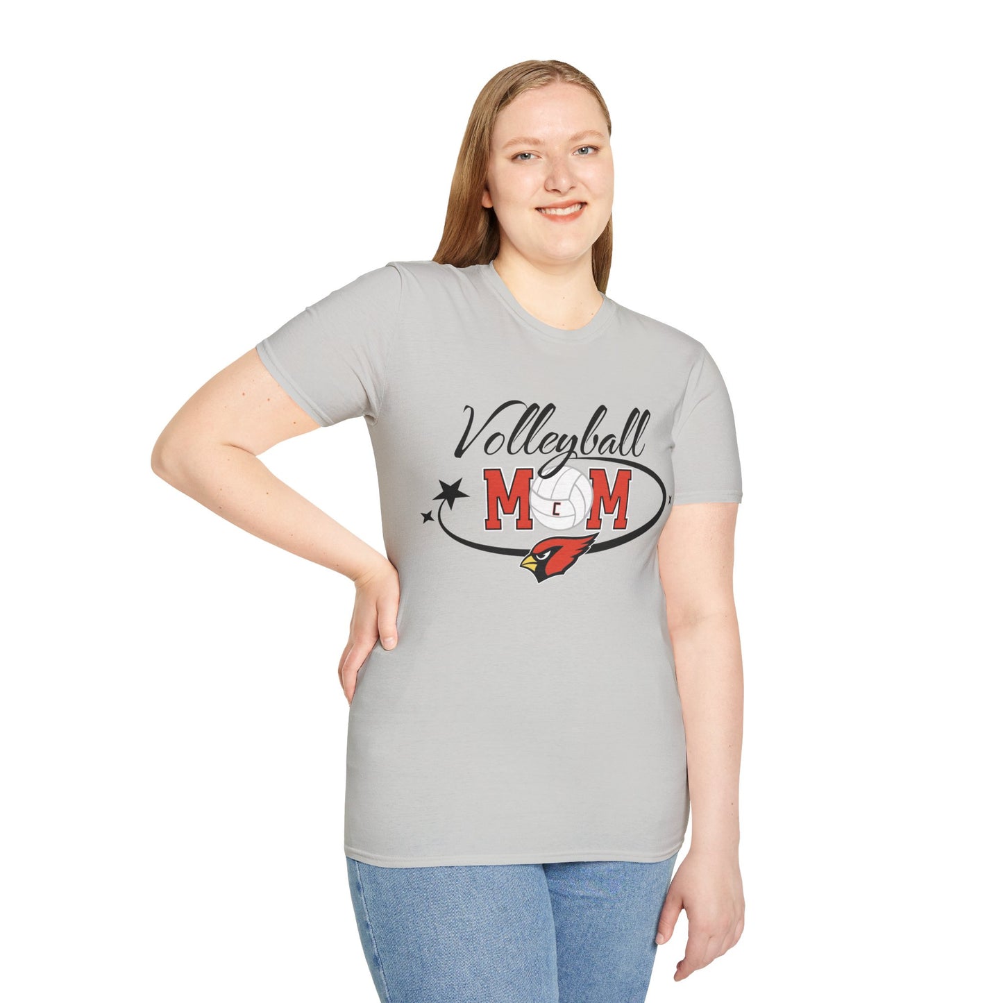 Volleyball Mom Softstyle T-Shirt