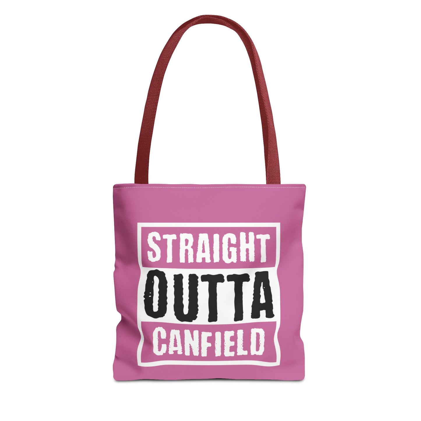 "Straight Outta Canfield" Tote Bag, Black "C"