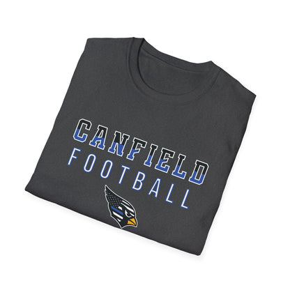 Back-the-Blue (Color Cut) Canfield Football Softstyle T-Shirt