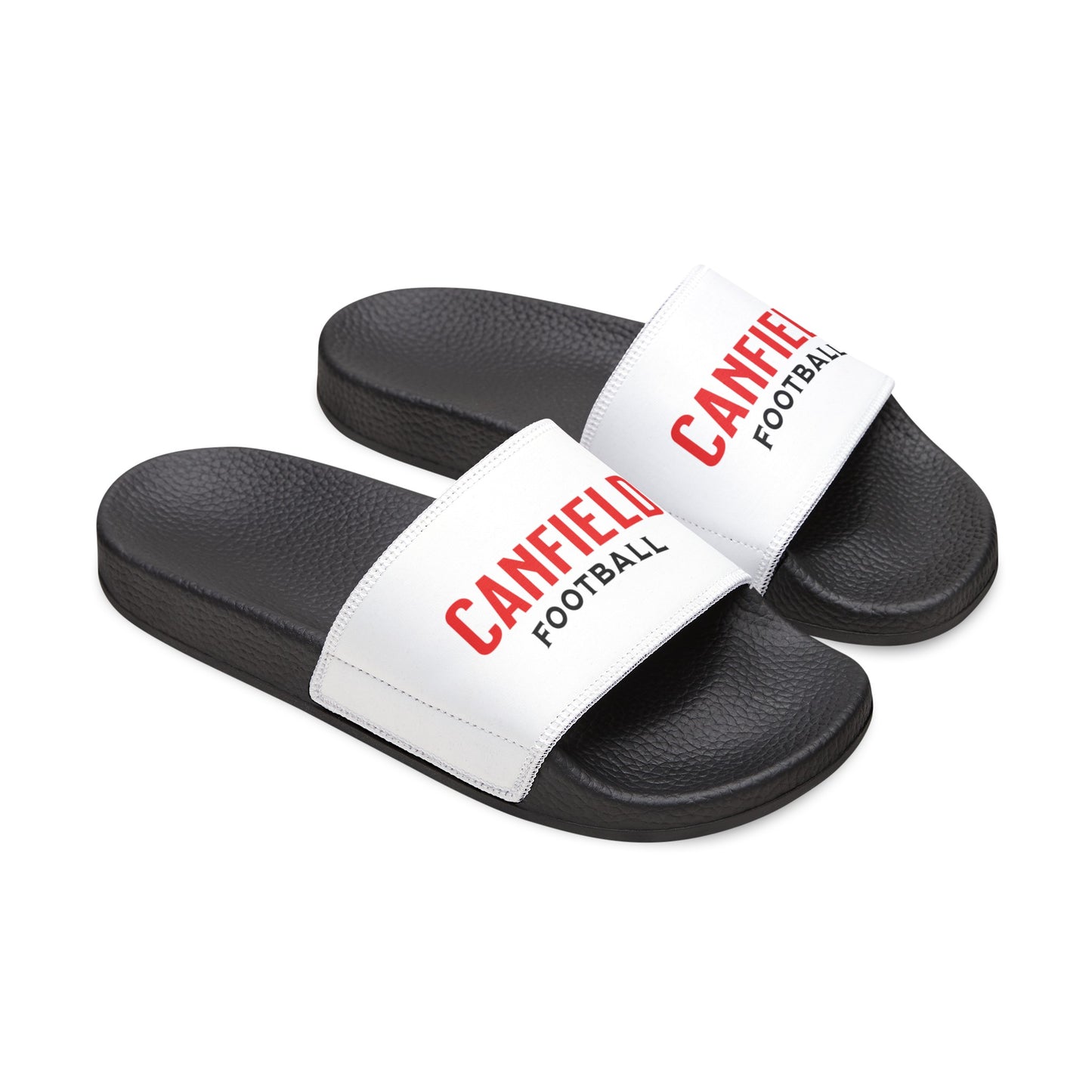 Men's Slide Sandals, "Canfield Football"