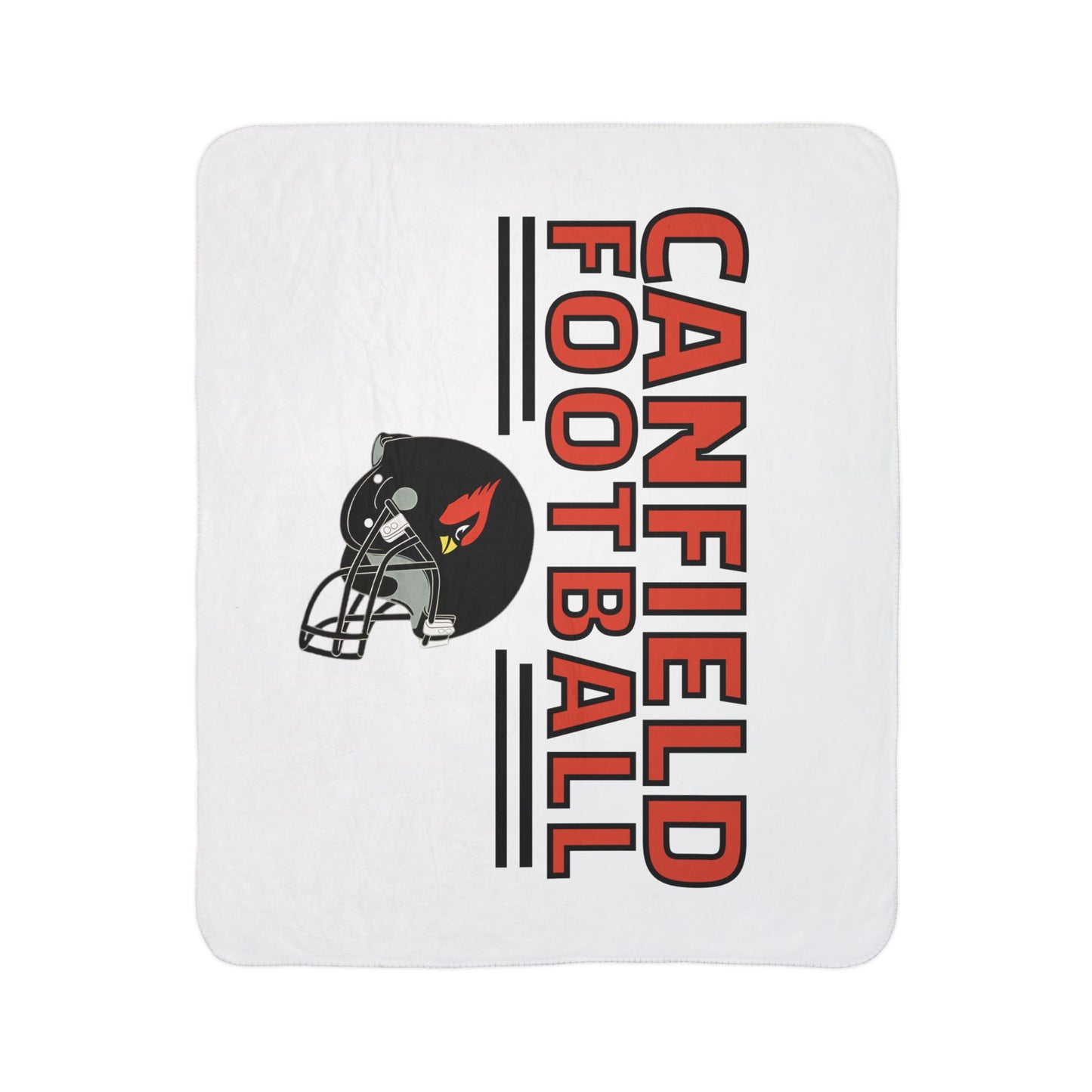 Canfield Football Sherpa Blanket - Perfect for Game Day and Chilly Nights