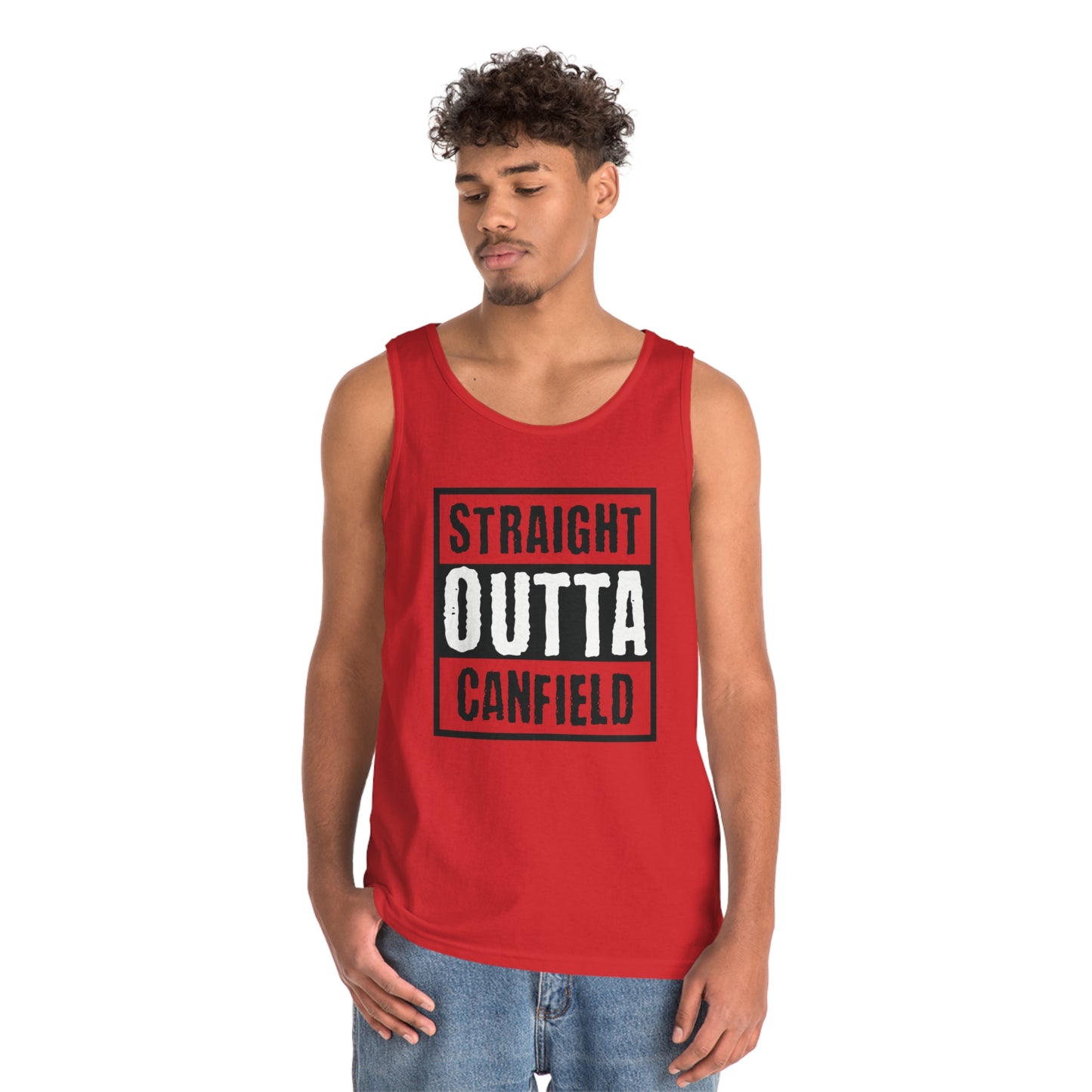 "Straight Outta Canfield" Heavy Cotton Tank Top