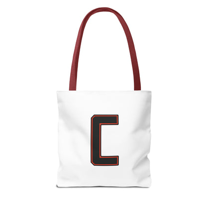 "Straight Outta Canfield" Tote Bag, Black "C"