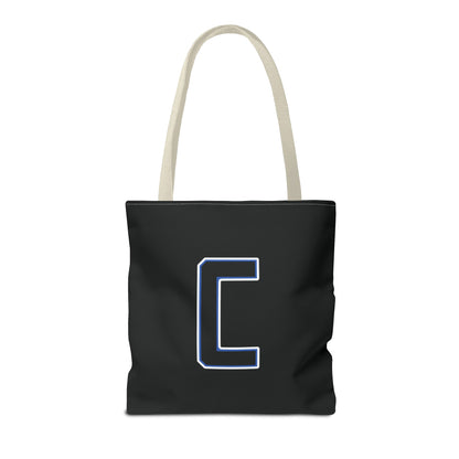 "Straight Outta Canfield" Tote Bag, Black "C"