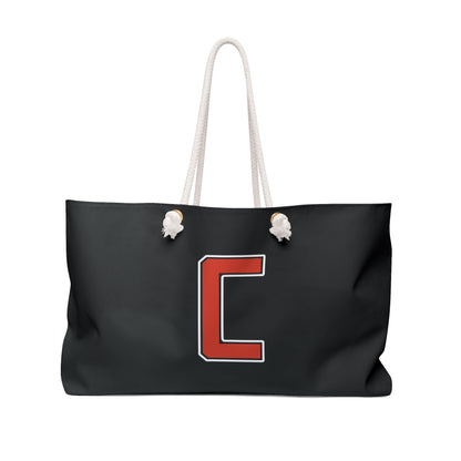 "Straight Outta Canfield" Weekender Bag,  Red "C"