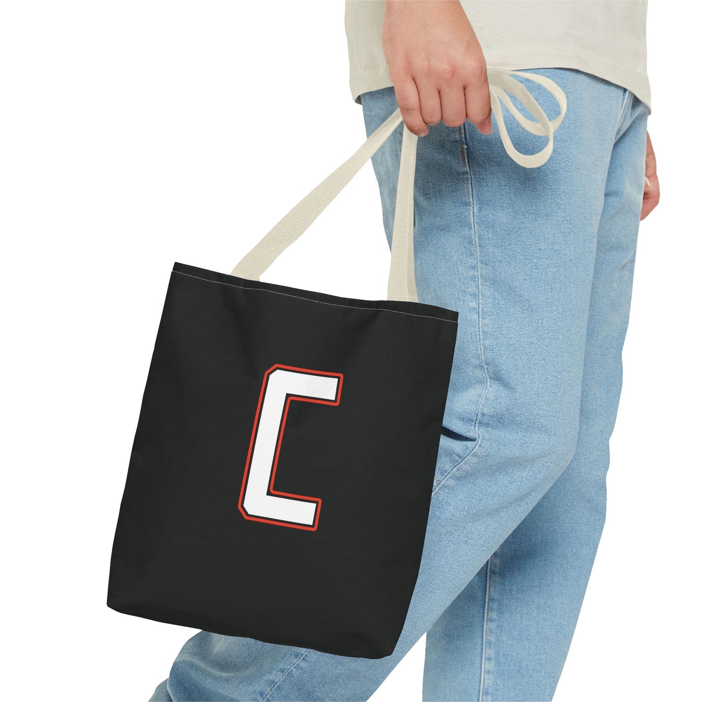 Canfield Football Tote Bag, Badge & White "C"