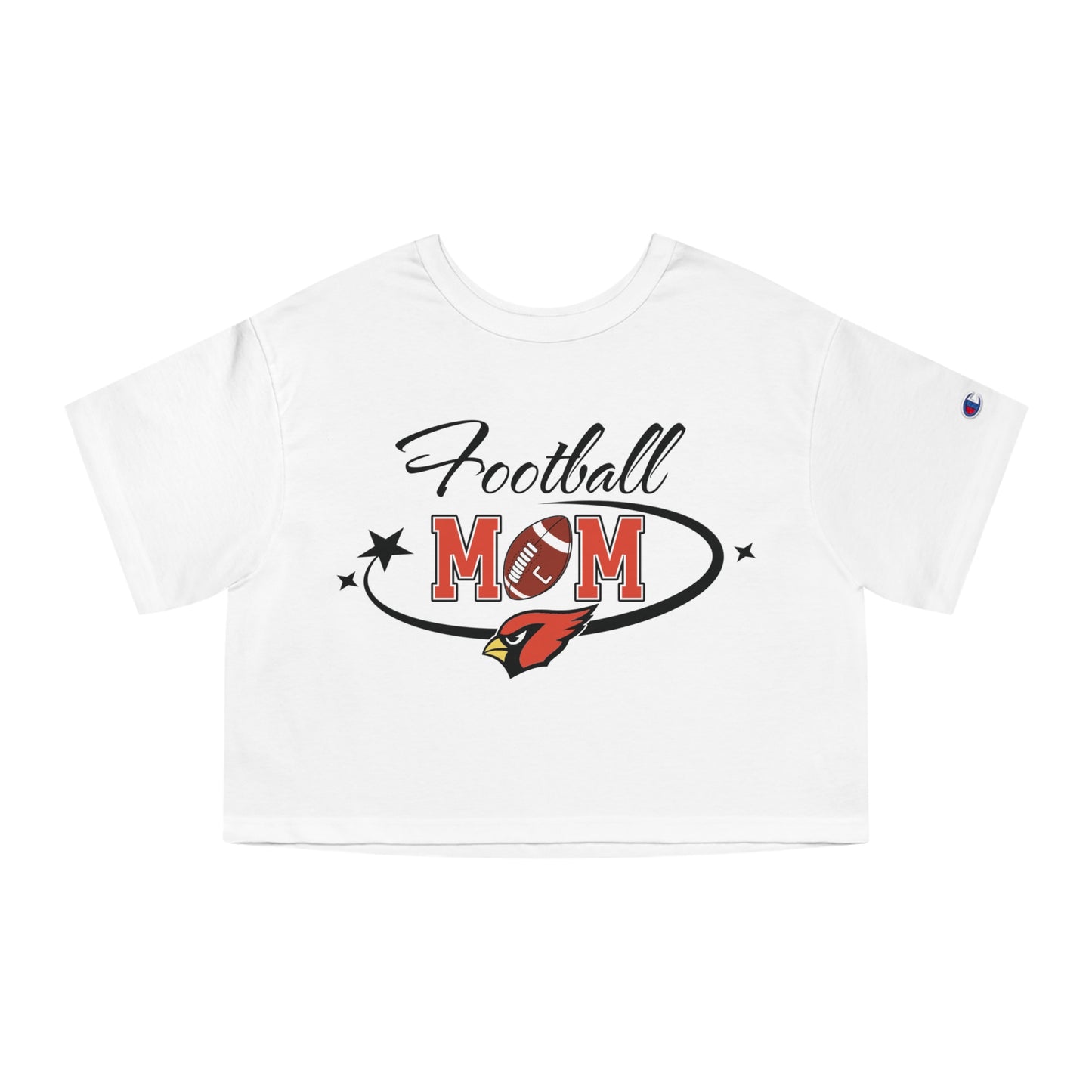 Football Mom, Women's Cropped T-Shirt