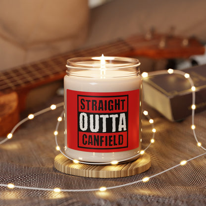 "Straight Outta Canfield", 9 oz. Scented Soy Candle