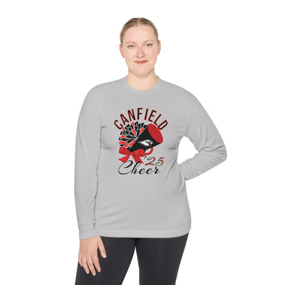 2025 Canfield Cheer, Moisture-Wicking Long Sleeve Tee