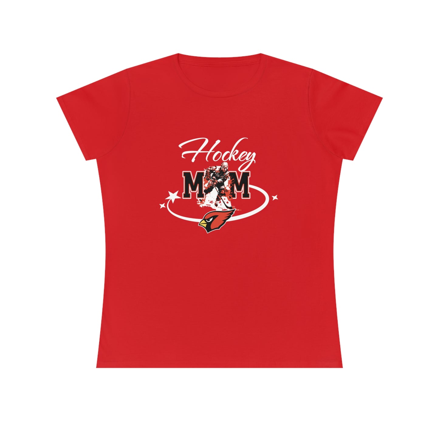 Hockey Mom, Ladies' Cotton T-Shirt