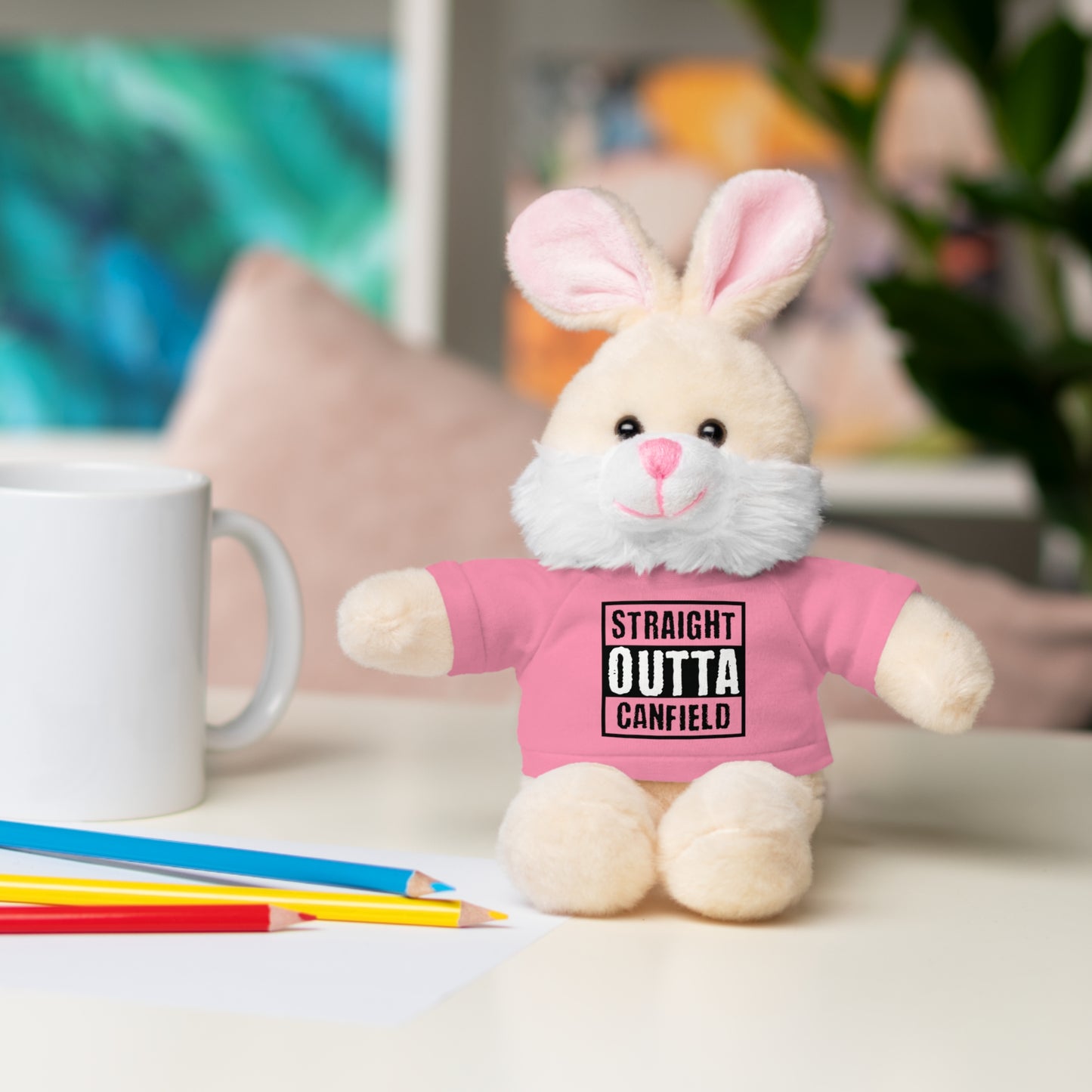 Stuffed Animals w/"Straight Outta Canfield" Tee