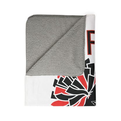 2025 Canfield Cheer Sherpa Blanket - Perfect for Game Day and Chilly Nights