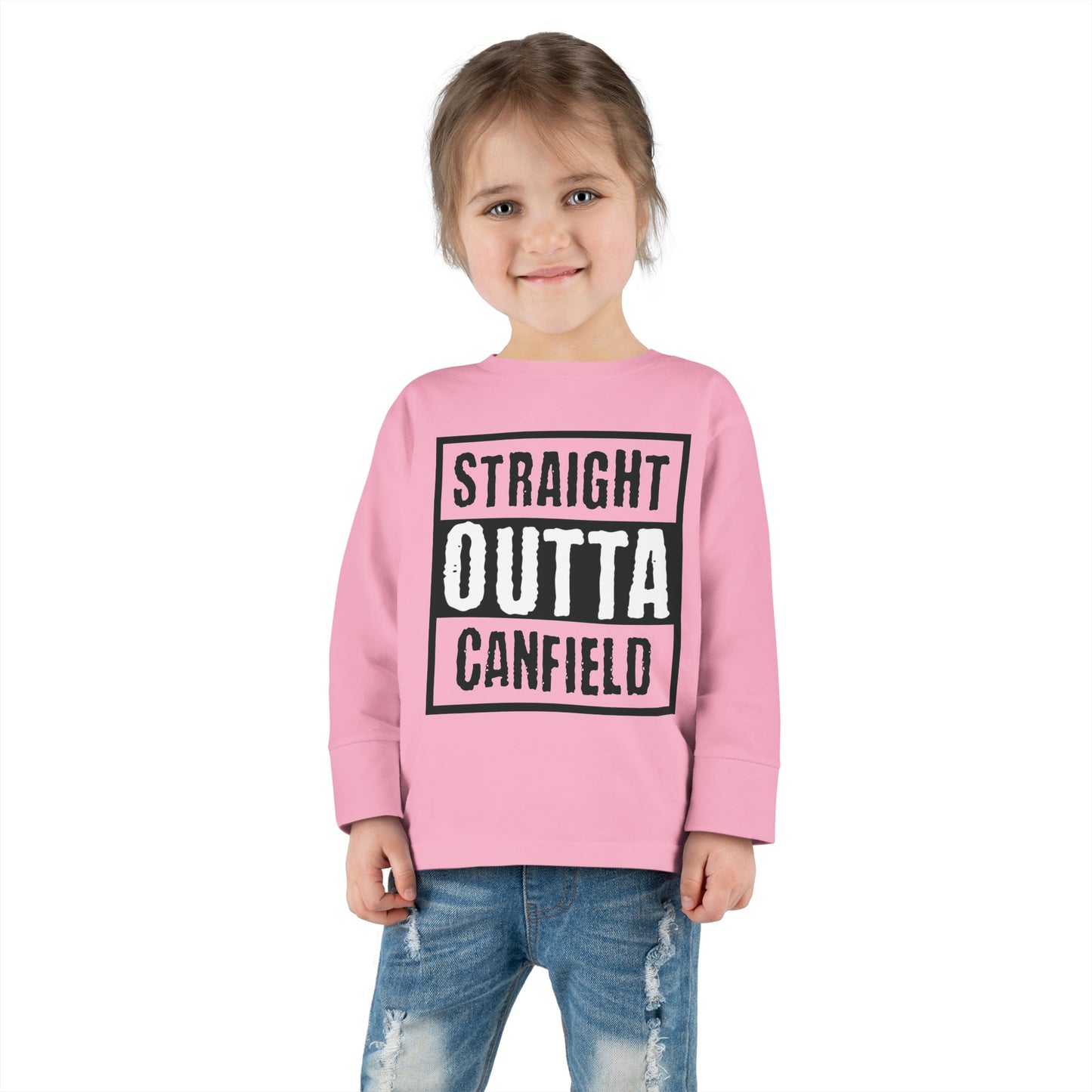 "Straight Outta Canfield", Toddler Long Sleeve Tee