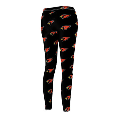 Women's Casual Leggings, Red Cardinal