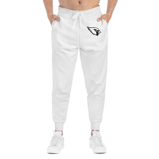 Canfield Cardinal Athletic Joggers, White Cardinal