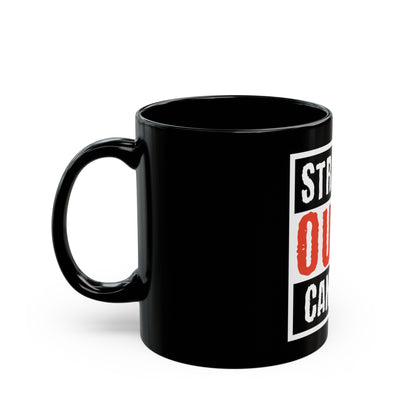 "Straight Outta Canfield" Black Mug, 11 oz