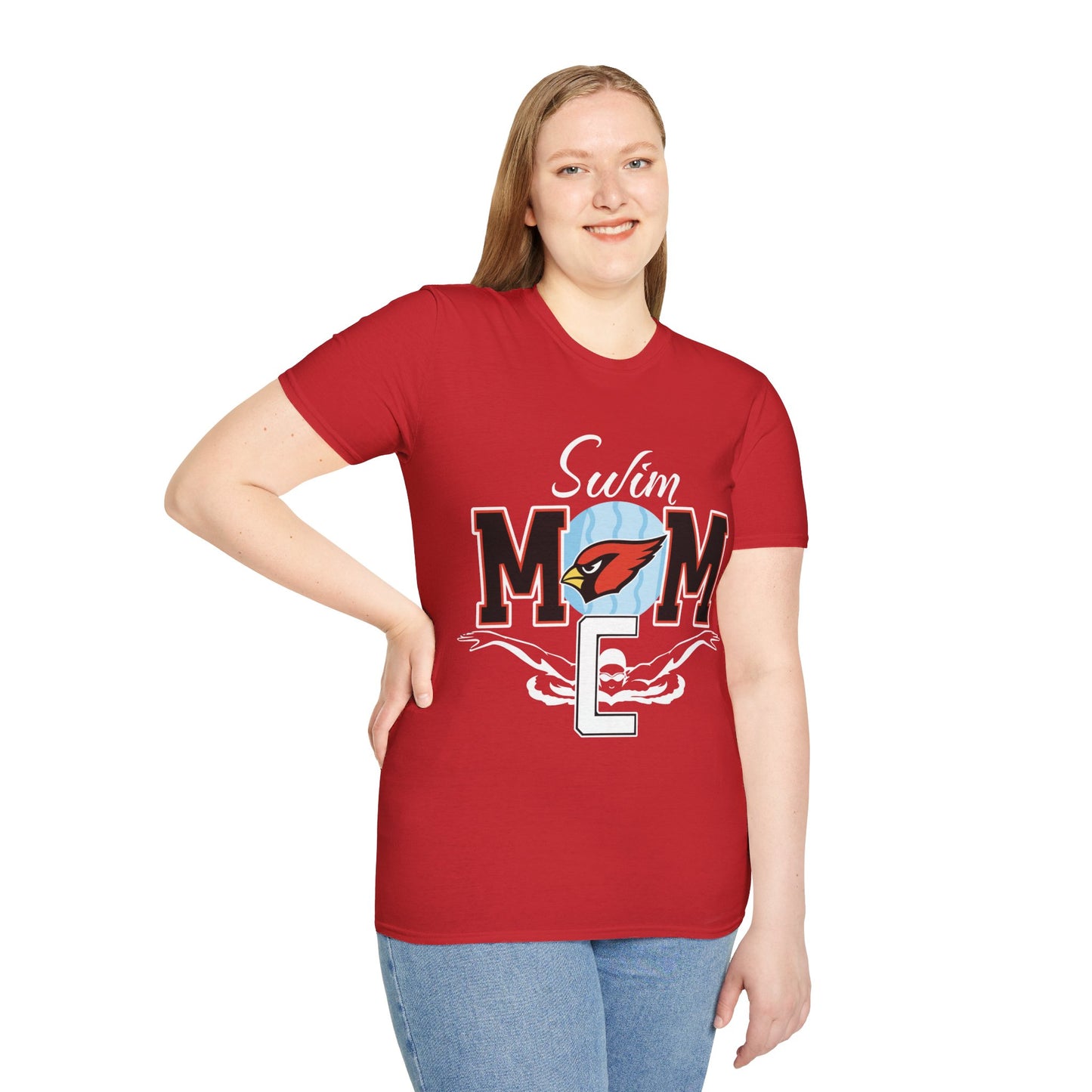 Swim Mom Softstyle T-Shirt