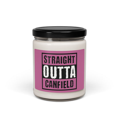 "Straight Outta Canfield", 9 oz. Scented Soy Candle