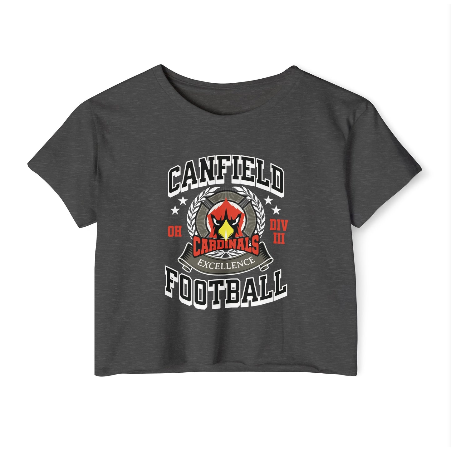 Canfield Football ("Excellence"), Women's Crop Top