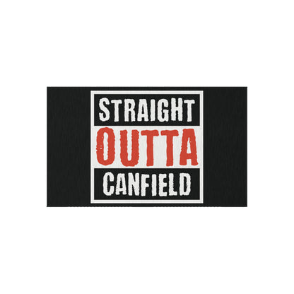 Outdoor Rug, "Straight Outta Canfield"