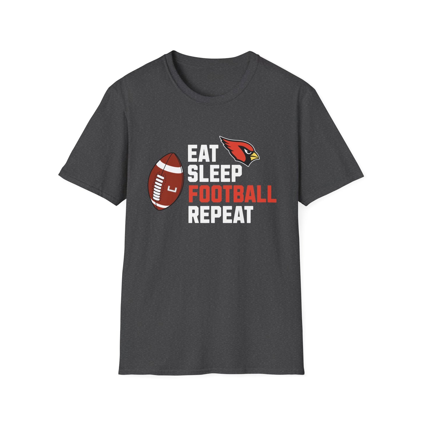 Eat, Sleep, Football, Softstyle T-Shirt