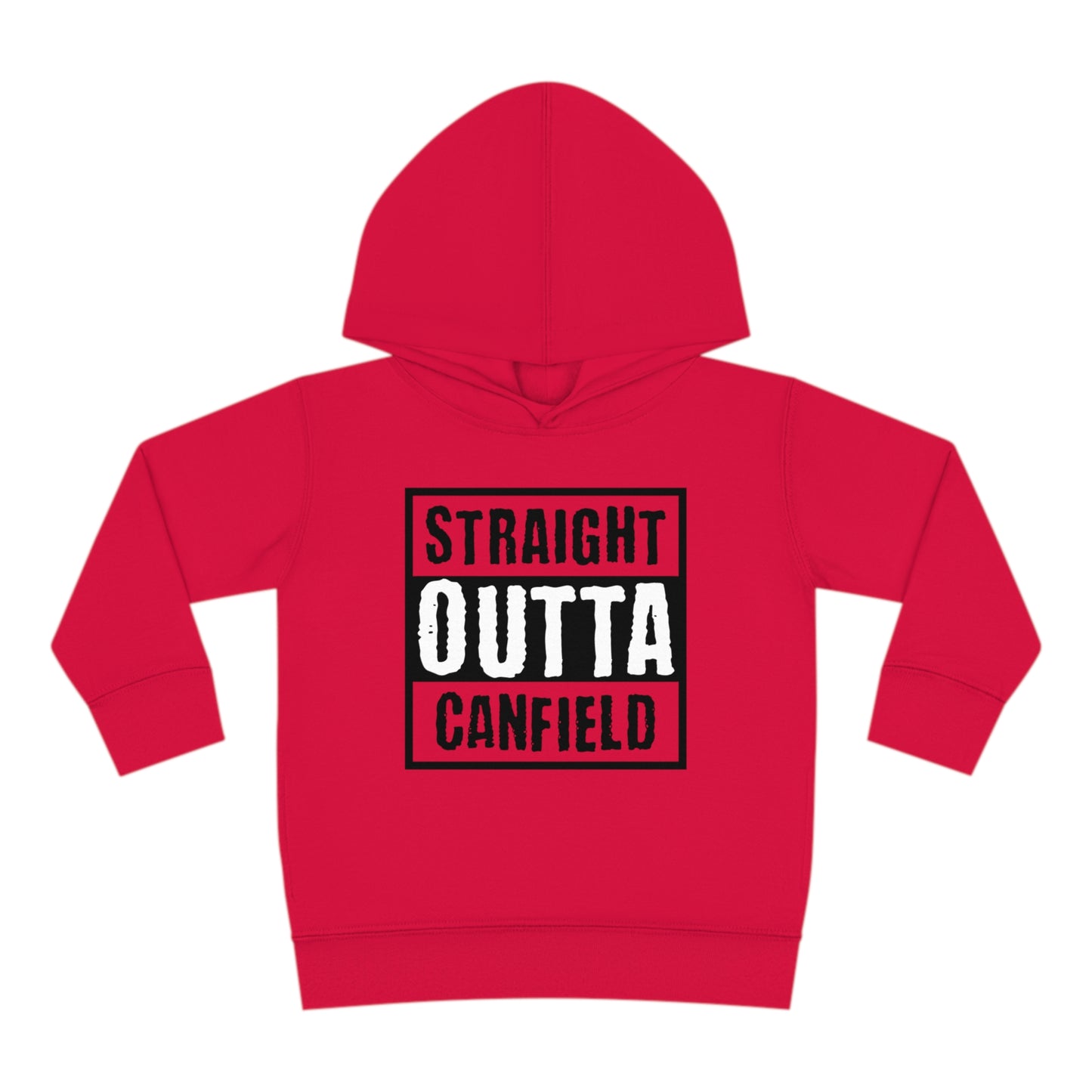 "Straight Outta Canfield, Toddler Pullover Fleece Hoodie