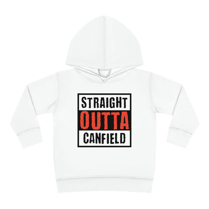 "Straight Outta Canfield, Toddler Pullover Fleece Hoodie