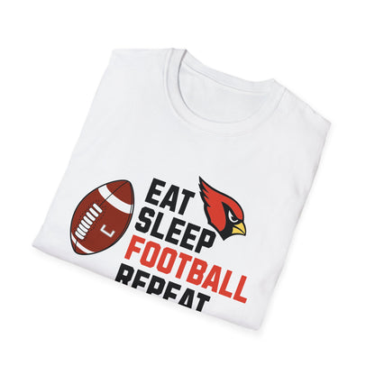 Eat, Sleep, Football, Softstyle T-Shirt