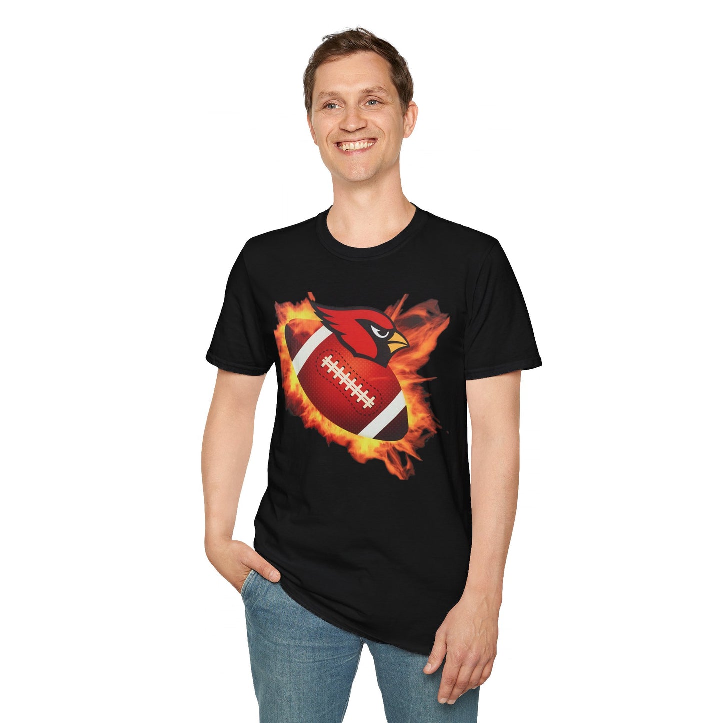 Canfield Football (Fire), Softstyle T-Shirt