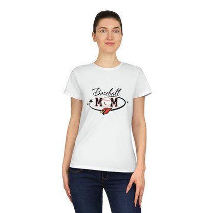 Baseball Mom, Ladies' Cotton T-Shirt