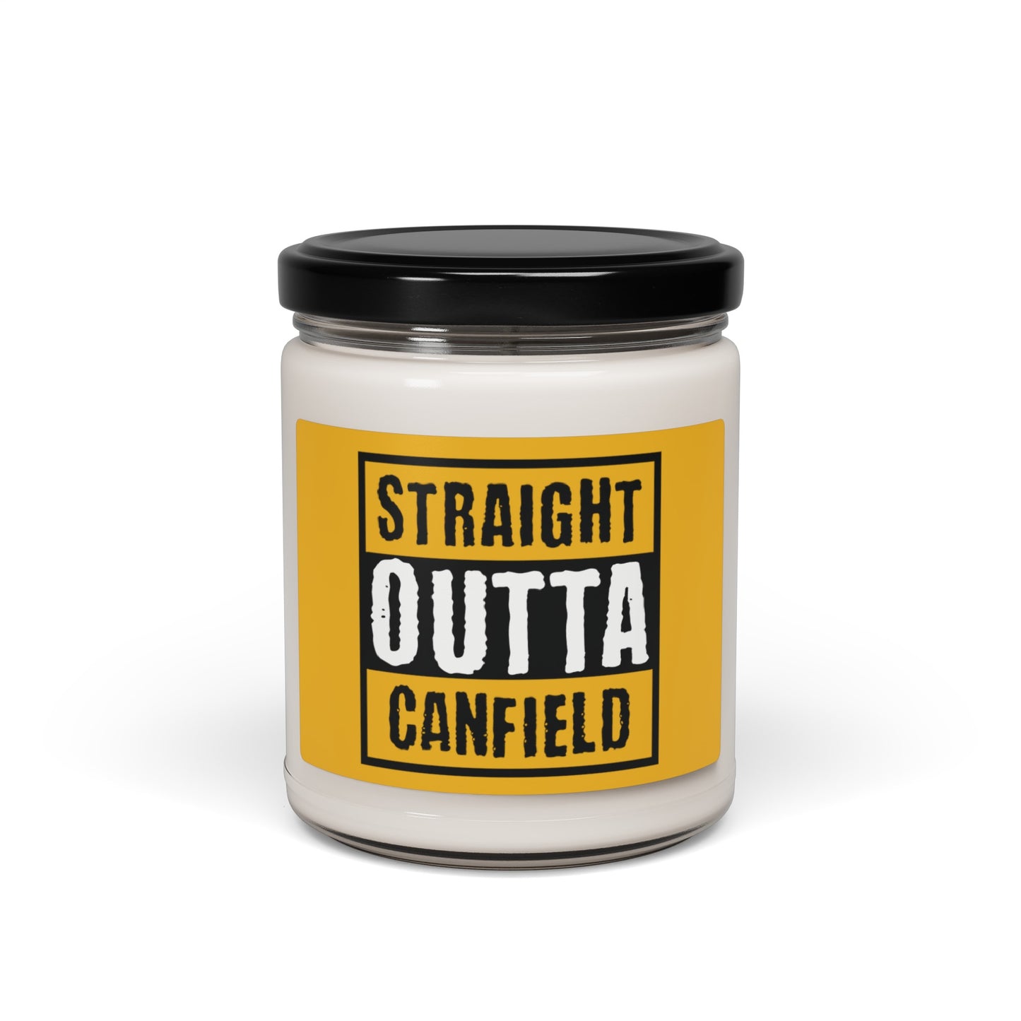 "Straight Outta Canfield", 9 oz. Scented Soy Candle