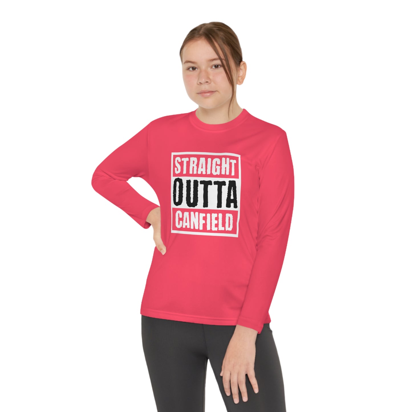 "Straight Outta Canfield" Youth Long Sleeve Competitor Tee