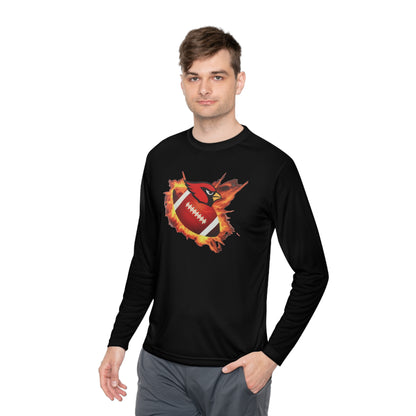 Canfield Football (Fire), Moisture-Wicking Long Sleeve Tee