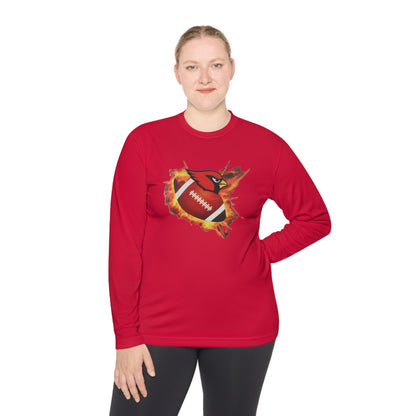 Canfield Football (Fire), Moisture-Wicking Long Sleeve Tee