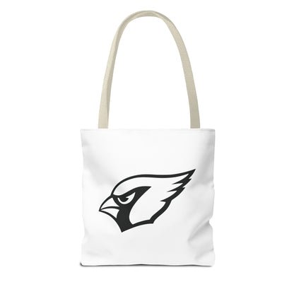 "Straight Outta Canfield" Tote Bag, White Cardinal