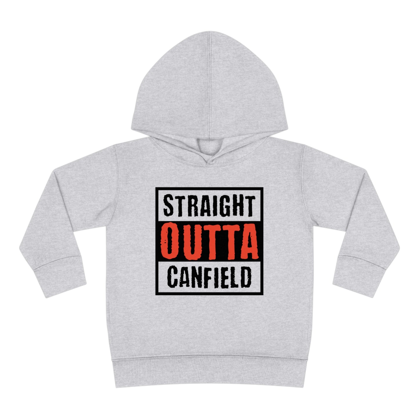 "Straight Outta Canfield, Toddler Pullover Fleece Hoodie