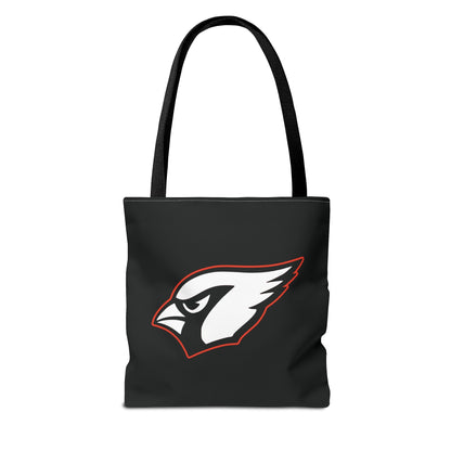 "Straight Outta Canfield" Tote Bag, Red Trim Cardinal