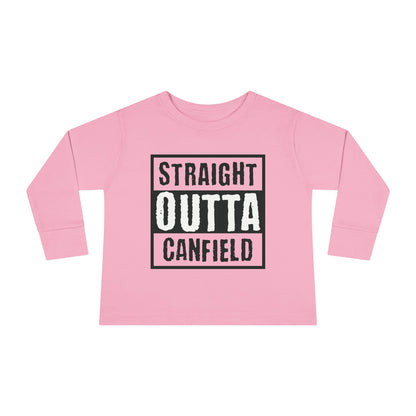 "Straight Outta Canfield", Toddler Long Sleeve Tee