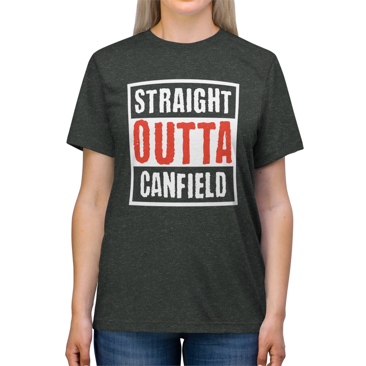 "Straight Outta Canfield" Triblend Tee