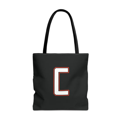 Canfield Football Tote Bag, Badge & White "C"