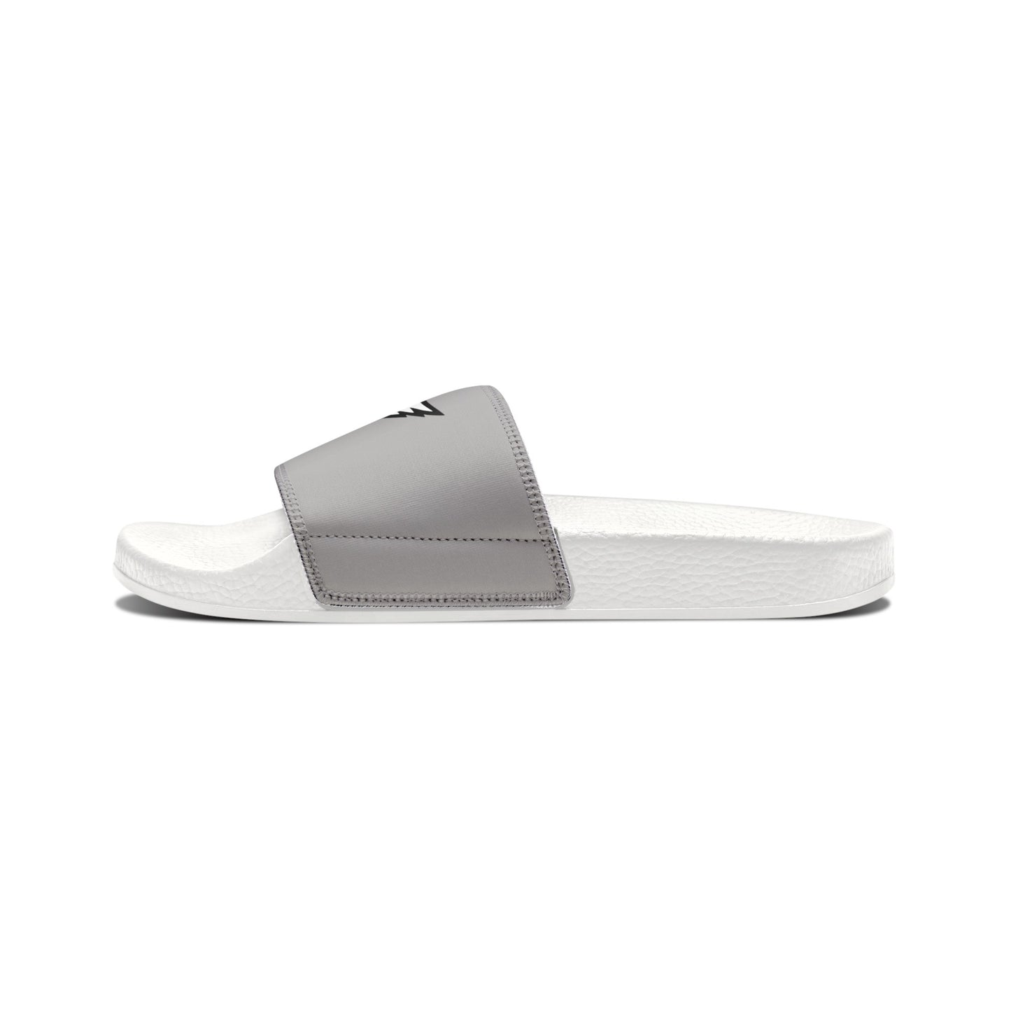 Men's Slide Sandals, White Cardinals