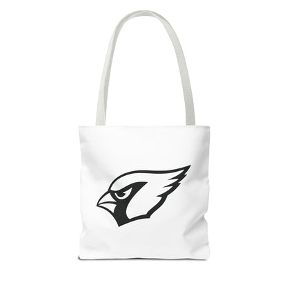 "Straight Outta Canfield" Tote Bag, White Cardinal