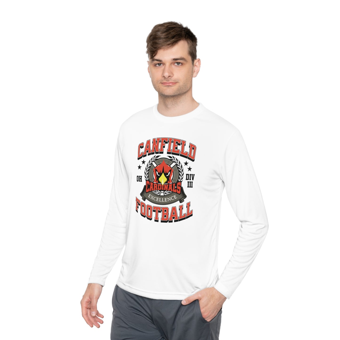 Canfield Football ("Excellence"), Moisture-Wicking Long Sleeve Tee