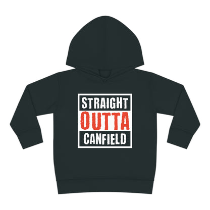 "Straight Outta Canfield, Toddler Pullover Fleece Hoodie