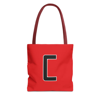 Canfield Football Tote Bag, Badge & Black "C"